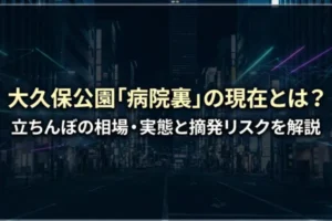大久保公園「病院裏」の現在とは？立ちんぼの相場・実態と摘発リスクを解説
